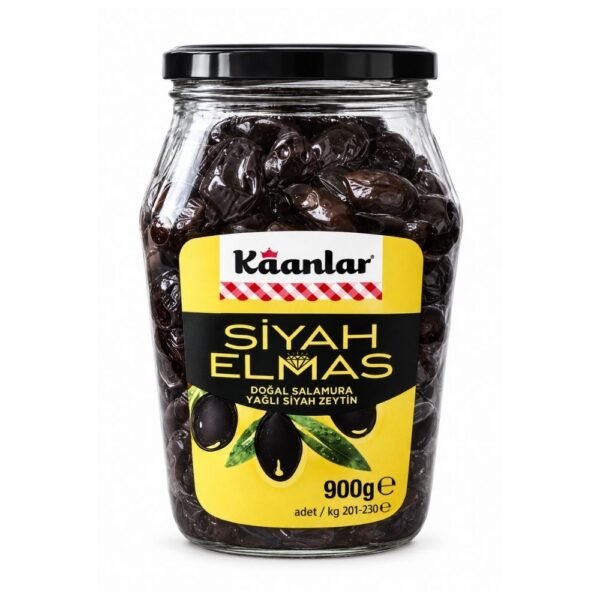 Kaanlar – Siyah Elmas Zeytin (900 g)