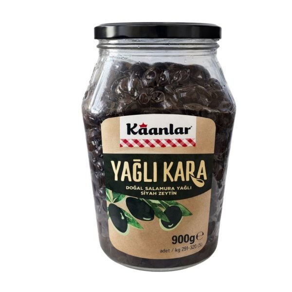 Kaanlar – Yağlı Kara Zeytin (900 g)