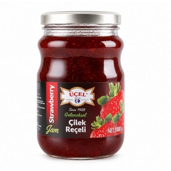 Üçel – Çilek Reçeli (1 kg)